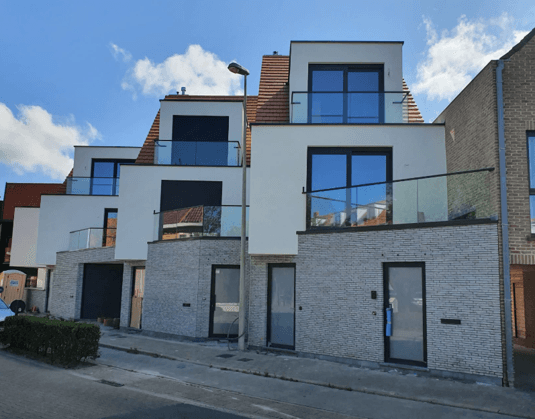 Drie gekoppelde woningen — Judestraat, Knokke galerij 3