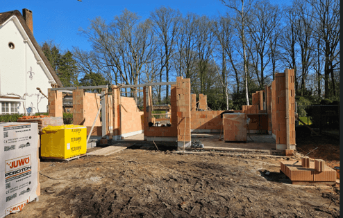 Ruwbouw vrijstaande gezinswoning — Zegersdreef galerij 2