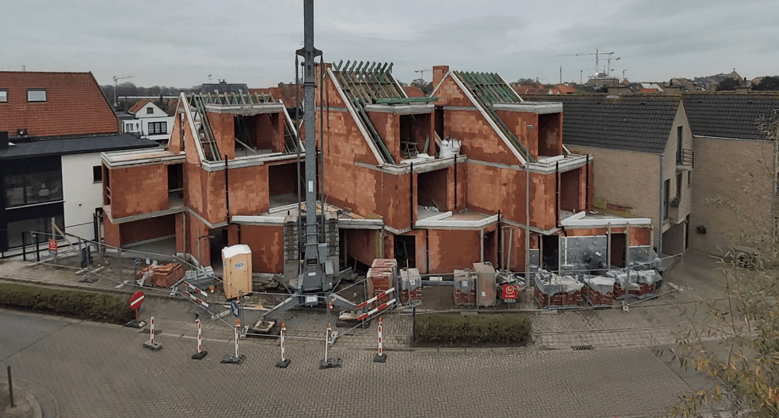 Drie gekoppelde woningen — Judestraat, Knokke